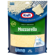 Kraft Mozzarella Finely Shredded Natural Cheese 8 oz Bag
