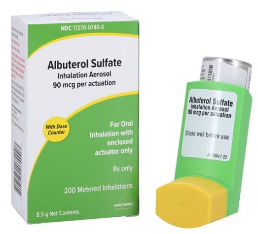 Albuterol Sulfate Inhalation Aerosol 90mcg 8.5g
