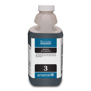 Hillyard, Arsenal Harmony Air Freshener, Arsenal® One Dispenser 2.5 Liter Bottle