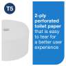 Tork, T5 OptiServe® High Capacity Coreless, 2 ply, 3.66in Bath Tissue