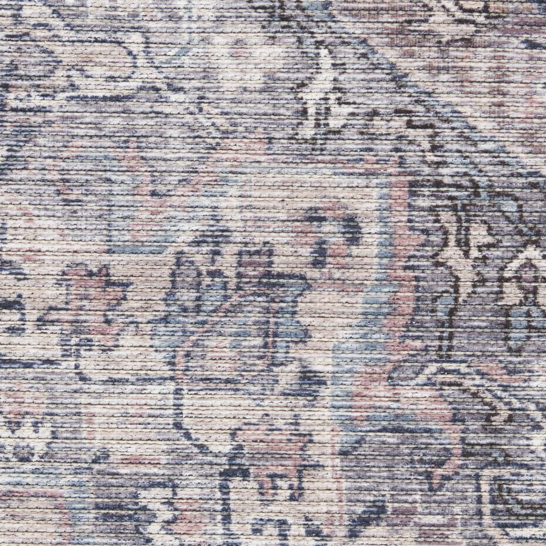 Nourison New Concept Washables 2'2" x 8' Grey Vintage Indoor Rug