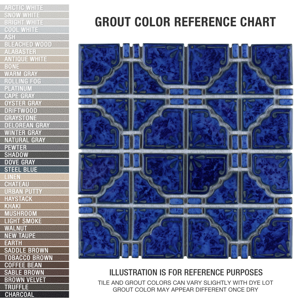 Sample – Hudson Moonbeam Blue Cloud Porcelain Mosaic Tile