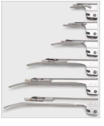 Welch Allyn Laryngoscope Blade #3 Miller Standard Blade