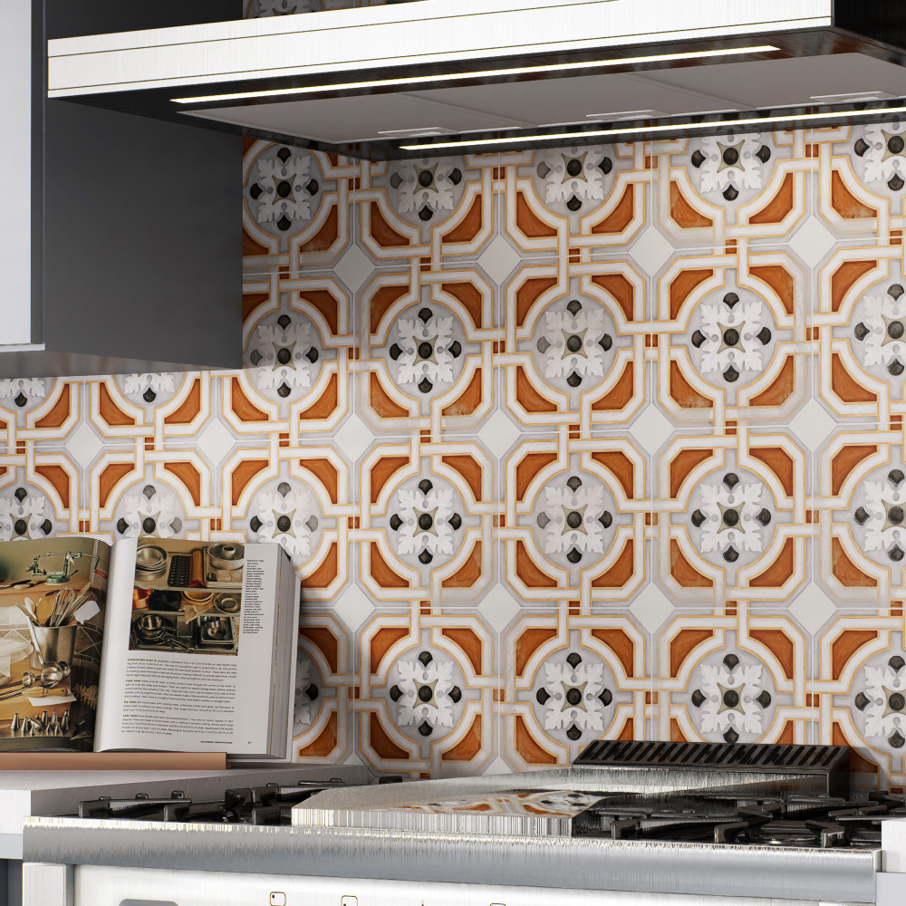 Vaudeville Taco Nacar 1-5/8 in. x 1-5/8 in. Porcelain Floor and Wall Tile