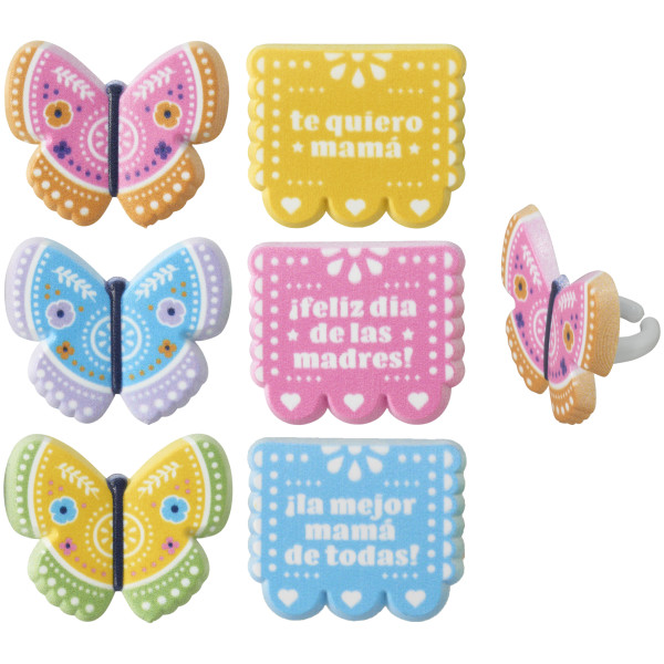 La Mejor Mama de Todas! Cupcake Rings