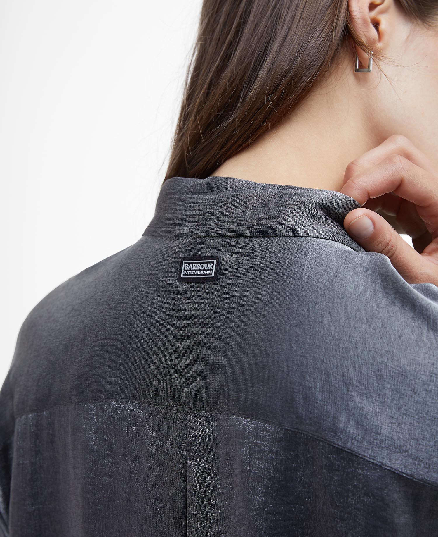 Della Satin Long-Sleeved Shirt image number 5