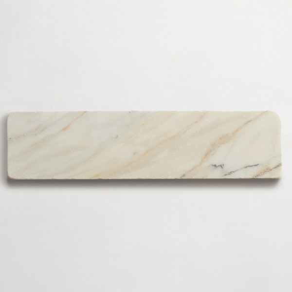 lapidary: girata | blade | calacatta gold | tumbled 