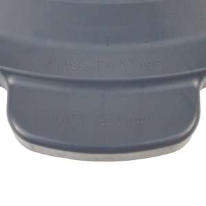 Impact, Gator, Round, Plastic, 32 gal, Gray, Receptacle Lid