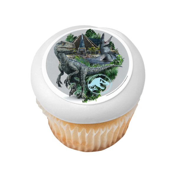 Jurassic World Raptor Paddock PhotoCake® Edible Image®