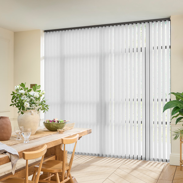 Jessie White Vertical Blind