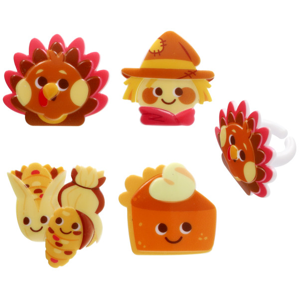Happy Harvest Cupcake Rings