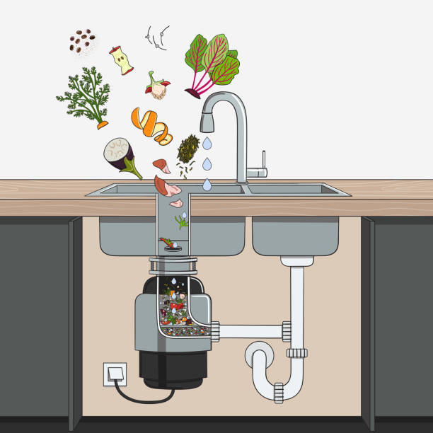 1 HP Waste Disposal with Twist Lock Mount image 2