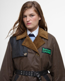 Trench cerato Barbour x GANNI 