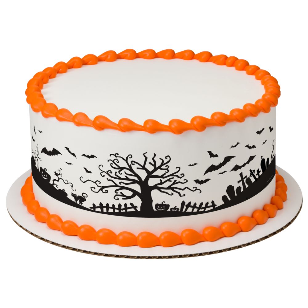 Image Cake Spooky Silhouettes