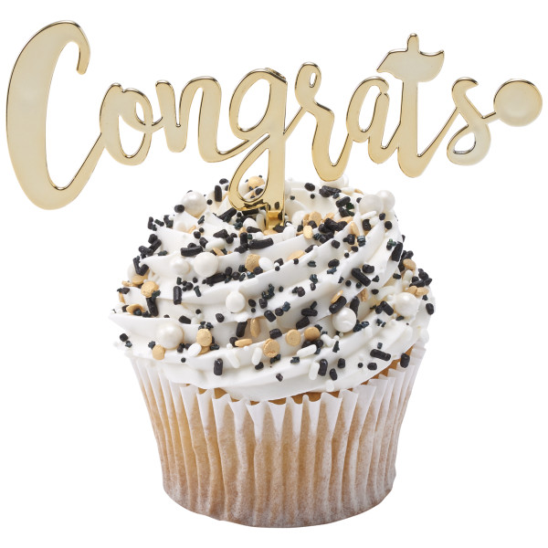 Congrats Assortment Plastic Candle Holder