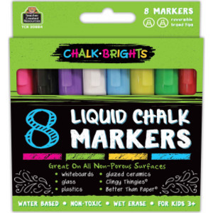 Chalk Brights Liquid Chalk Markers, Pack of 8