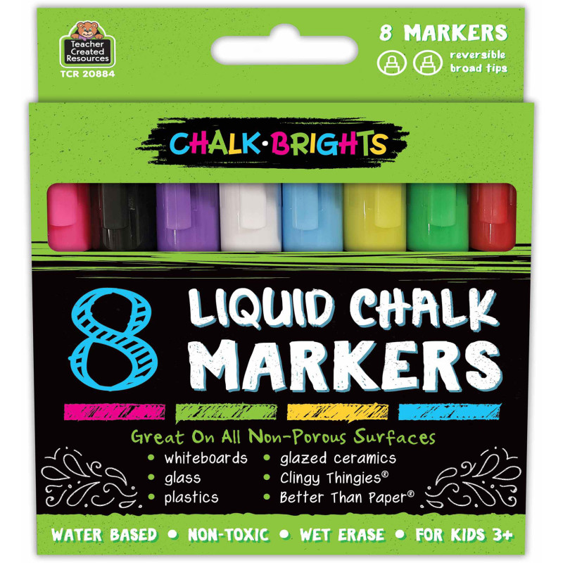 Chalk+Brights+Liquid+Chalk+Markers%2C+Pack+of+8