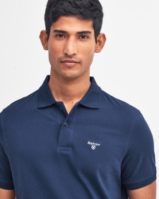 Lightweight Sports Short-Sleeved Polo Shirt Deep Blue