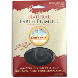Earth & Mineral Pigment, Black Ochre, 3 oz