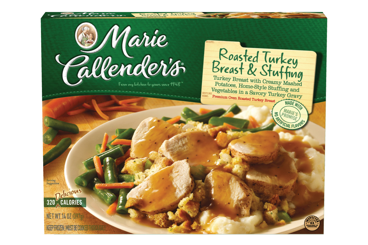 MARIE CALLENDERS Turkey with Stuffing Dinners | Conagra ...