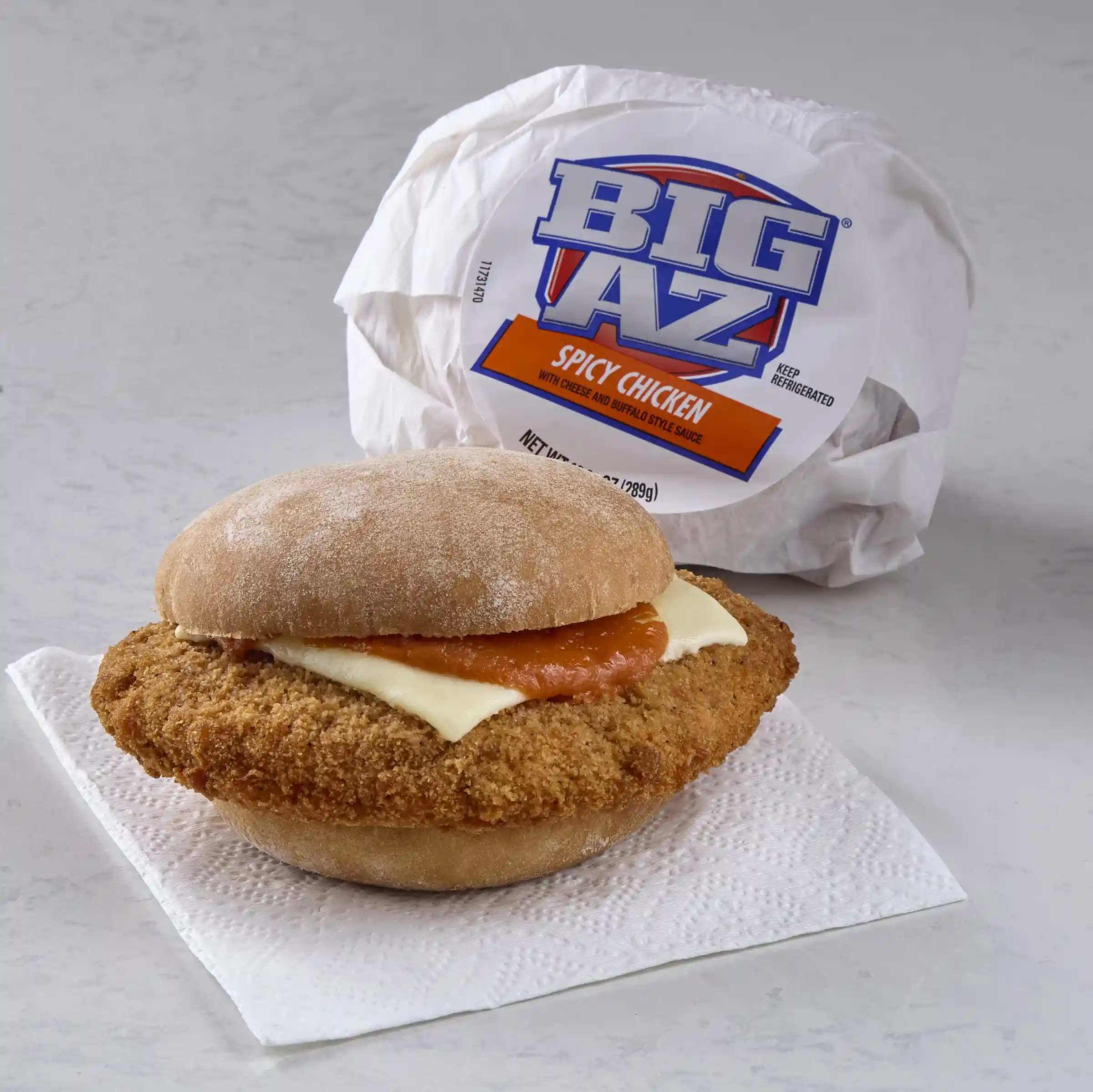 BIG AZ® Spicy Chicken And Cheese Sandwich_image_1