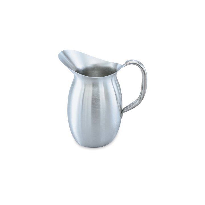 3 ⅛-quart bell-shaped stainless steel pitcher
