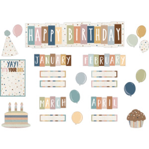 Everyone is Welcome Happy Birthday Mini Bulletin Board Set