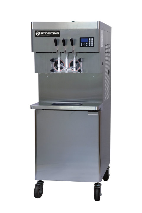 115-volt 1-phase air-cooled vertical batch countertop freezer