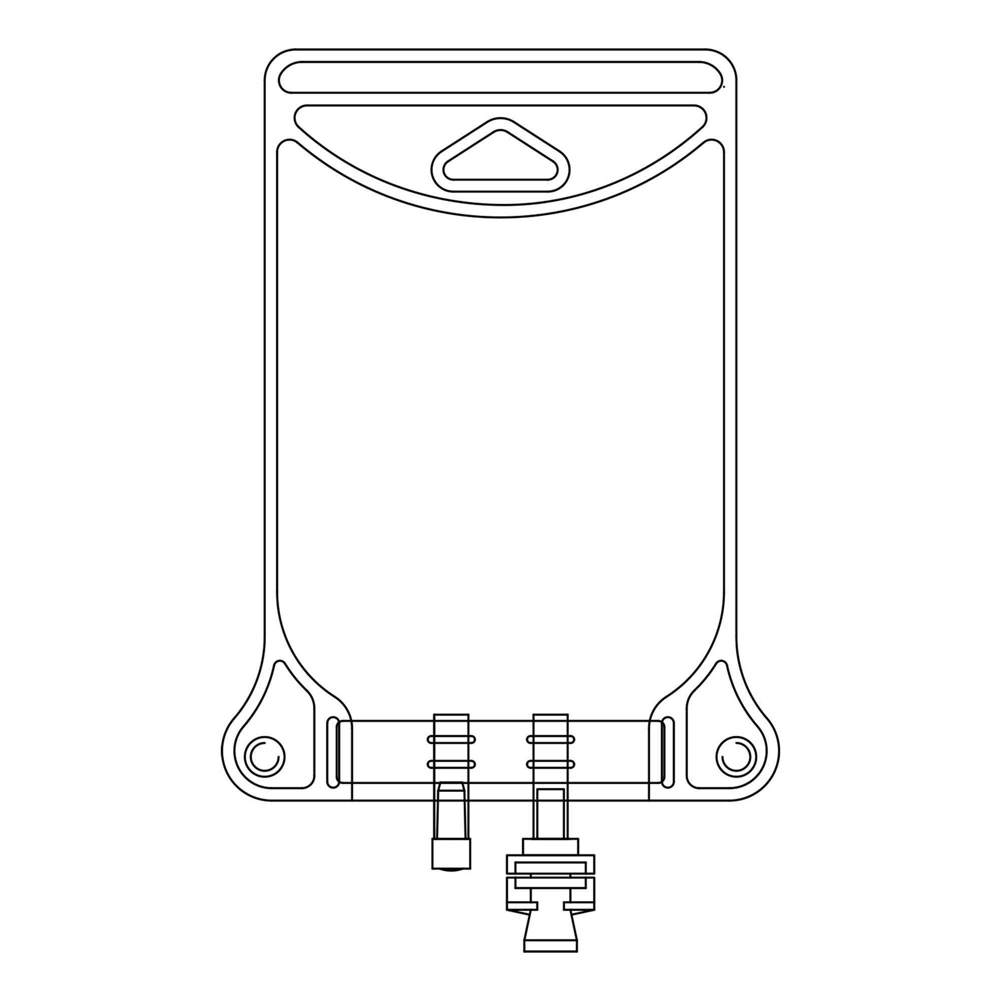 McKesson Brand BAG, EVA 2-PORT W/O LEGS 250ML(50/CS)