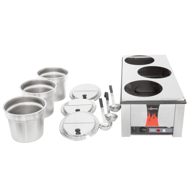 120-volt Cayenne® model T43R Heat 'N Serve countertop rethermalizer kit