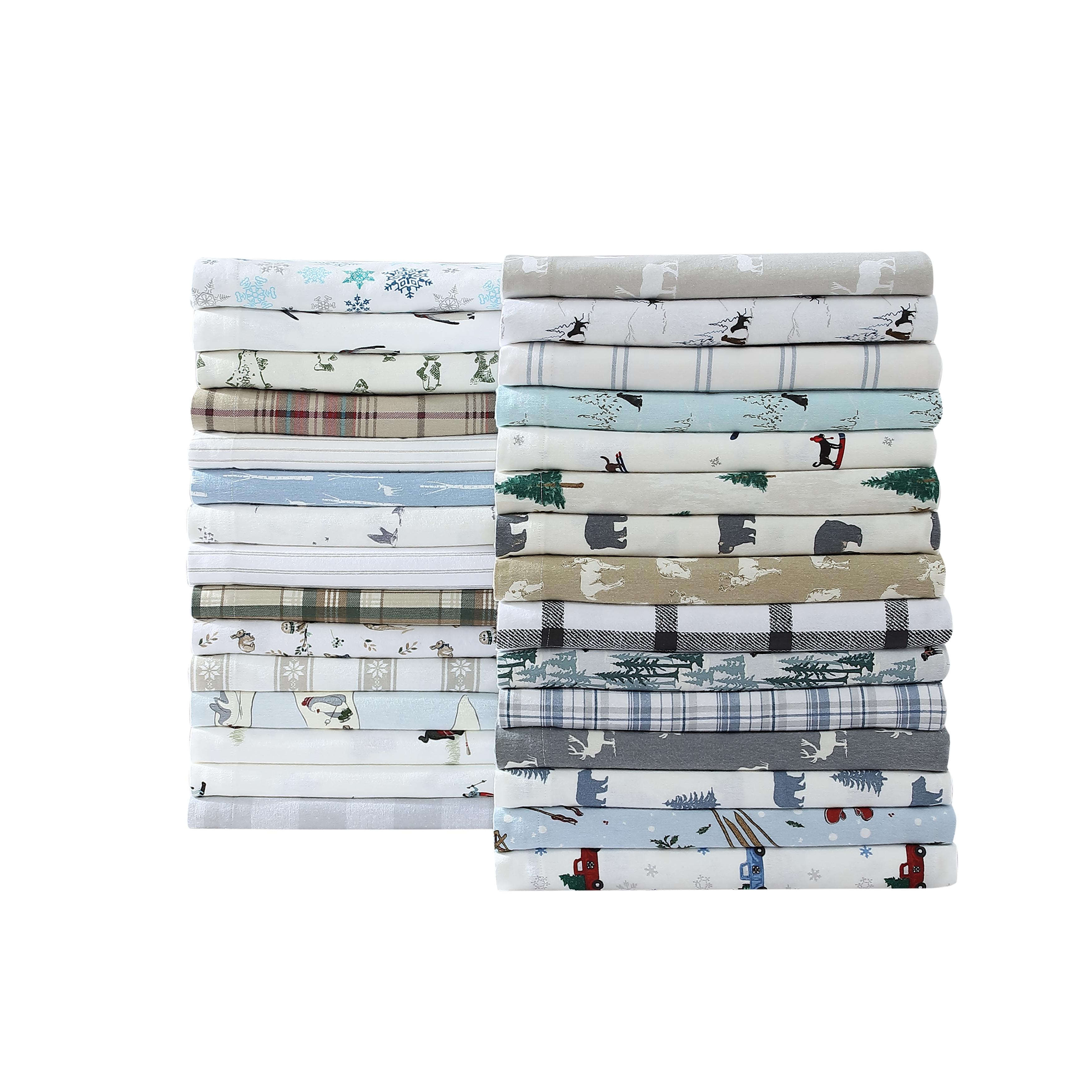 Eddie Bauer 100% Cotton Flannel Sheet Set - Picture 30 of 38