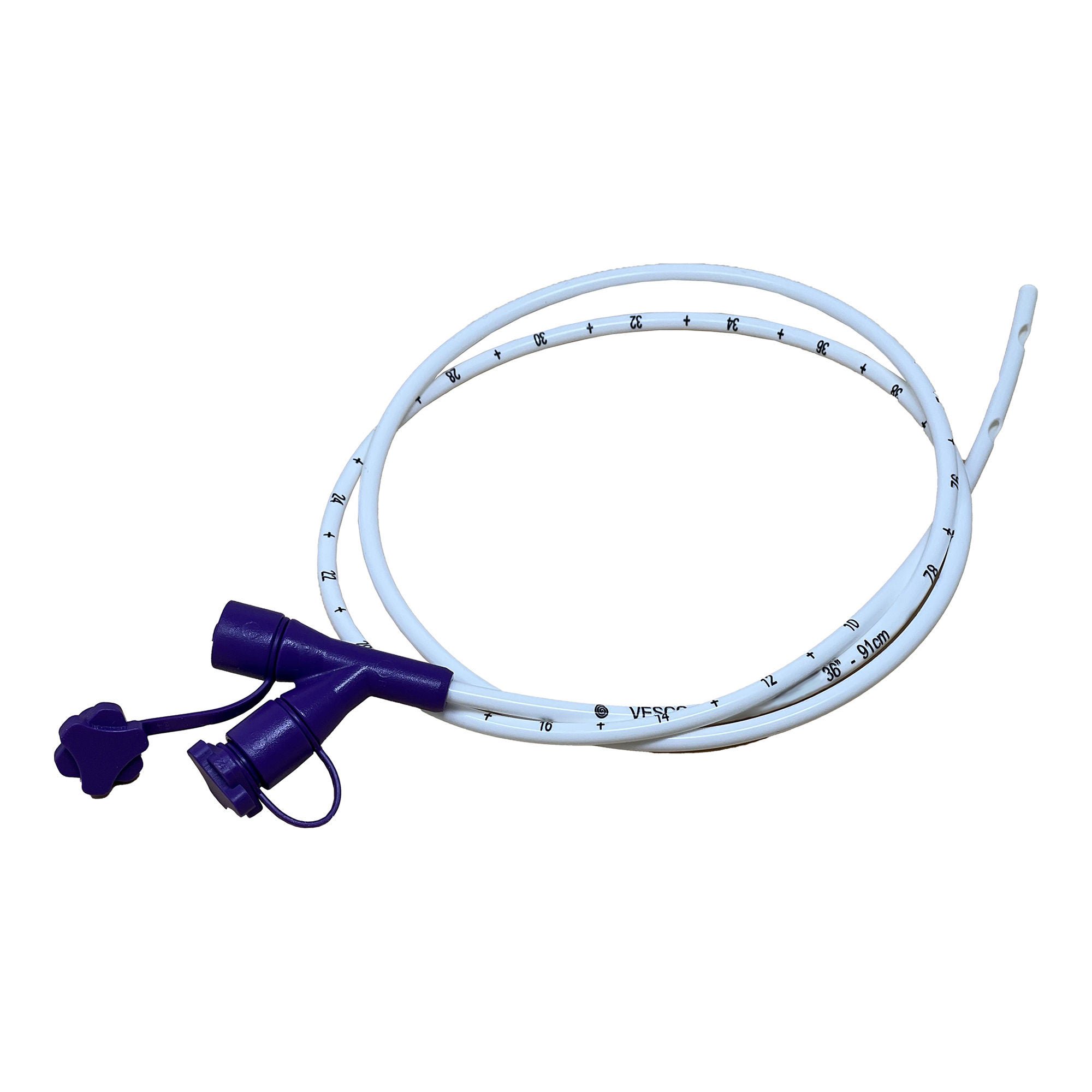 Vesco Medical TUBE, NASOGASTRIC POLY DUAL PORT 8FR 36" (10/CS)