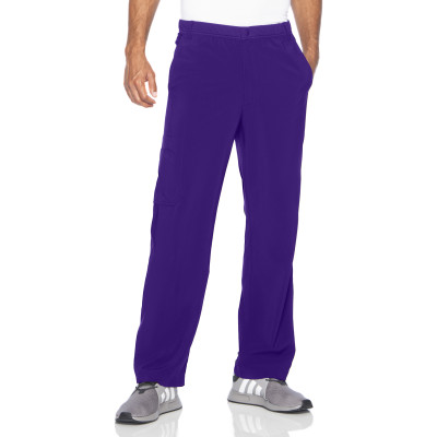 5 Pocket Scrub Pants for Men: Modern Tailored Fit, Super Stretch, Elastic Waist Cargo Medical Scrubs 9253-Urbane