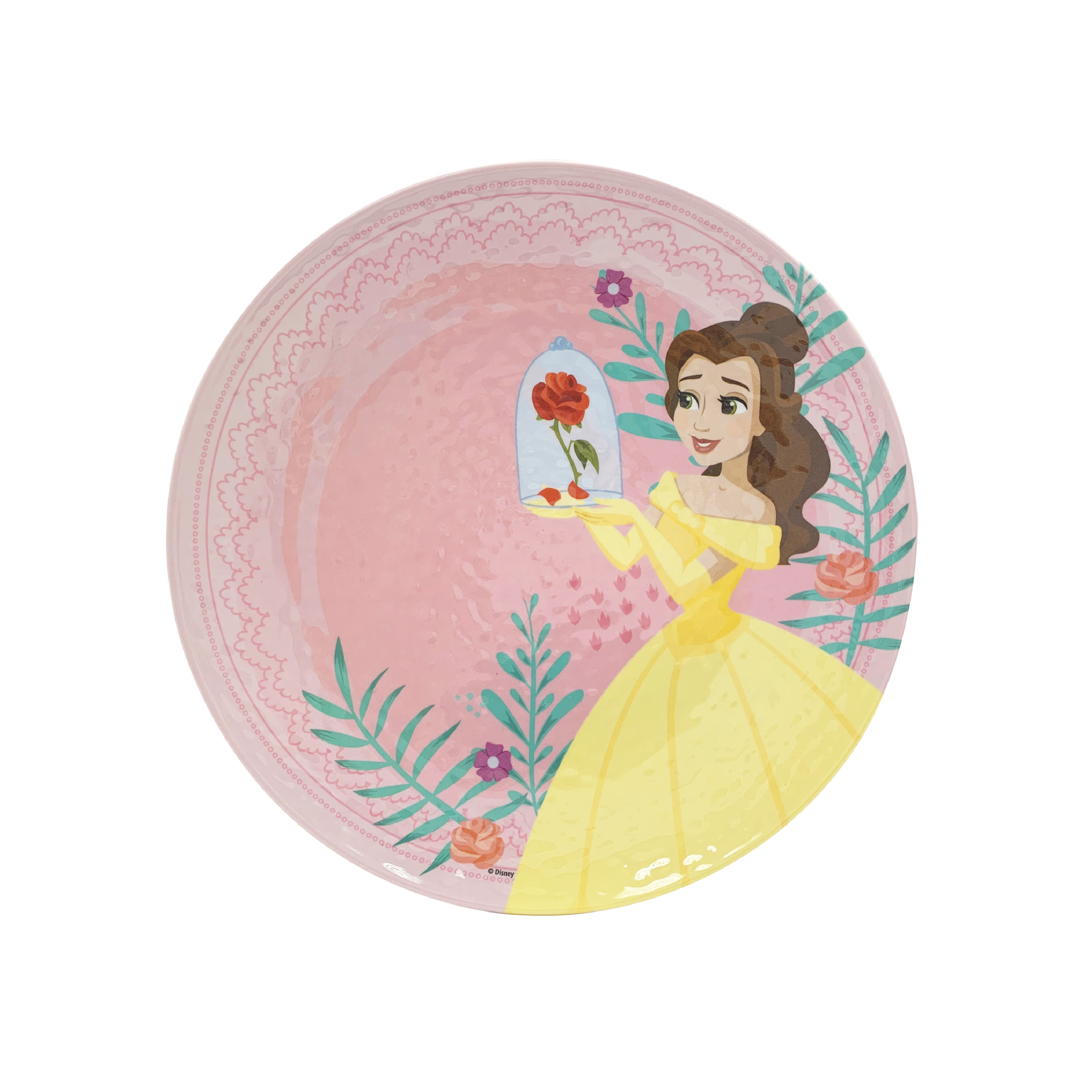 Disney Kids 9-inch Plate and 6-inch Bowl Set, Princess Belle, 2-piece set slideshow image 7 Disney Kids 9-inch Plate and 6-inch Bowl Set, Princess Belle, 2-piece set slideshow image 7