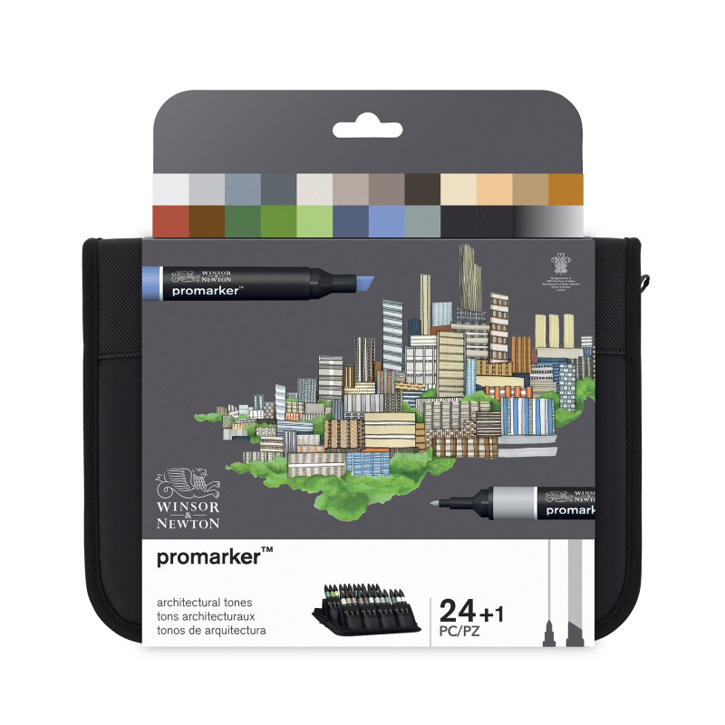 Promarker™ Architecture Zipper Wallet, Set of 24