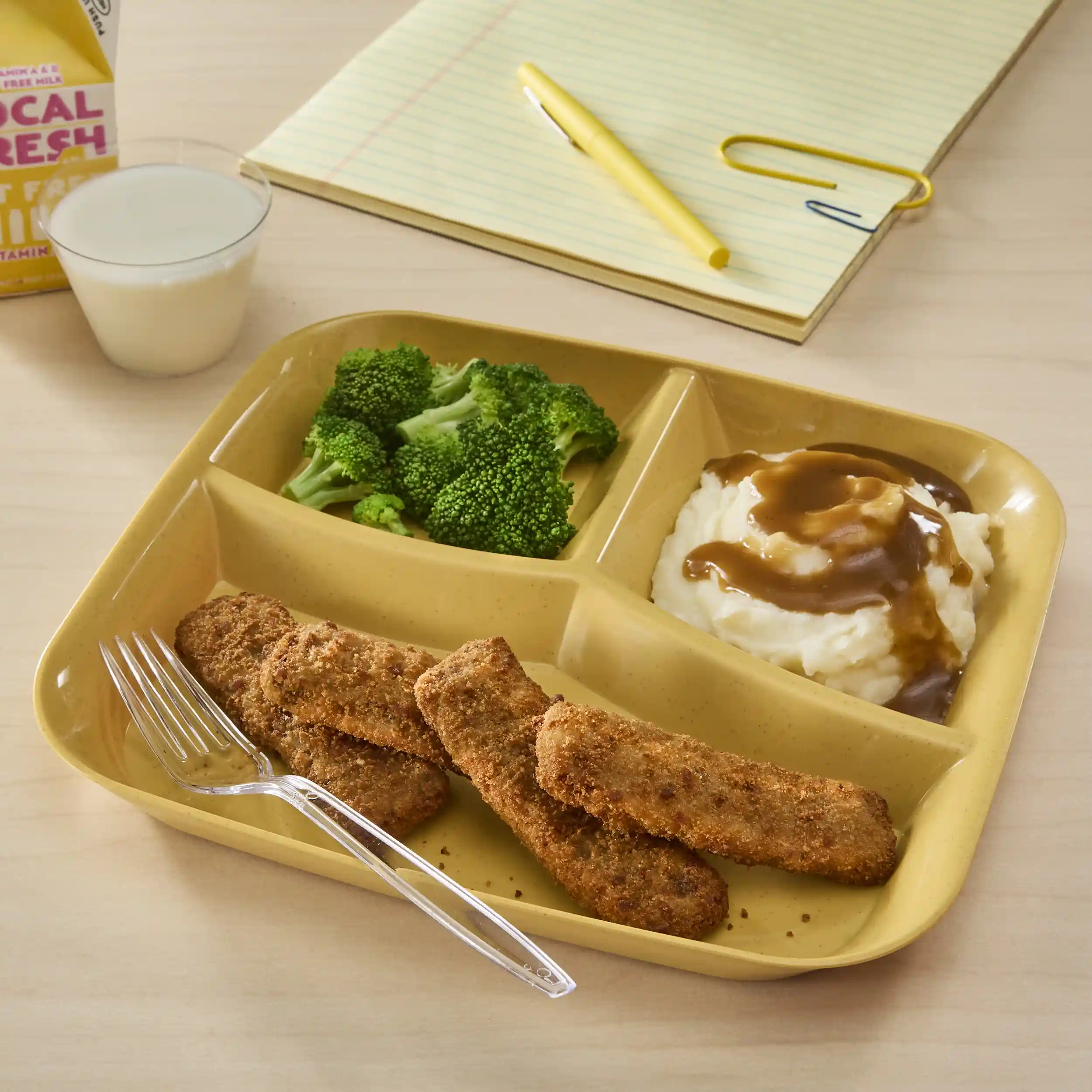 AdvancePierre™ Fully Cooked Breaded Beef Fingers, 0.97 oz_image_1