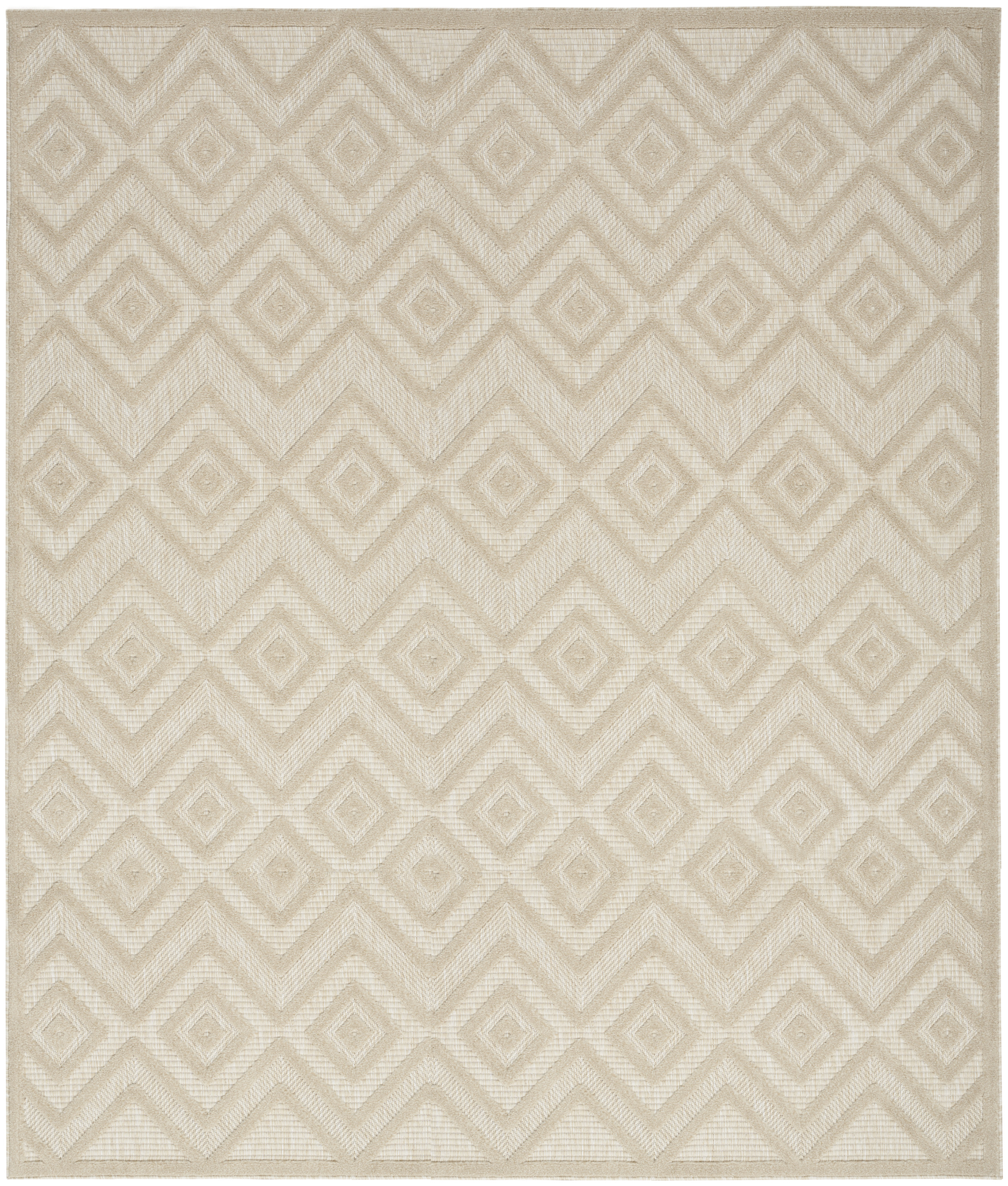 Nourison Versatile 9' x 12' Cream Modern Rug