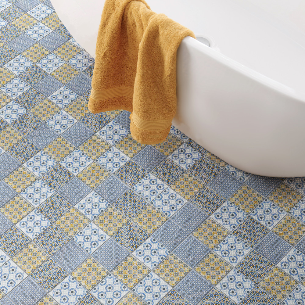 Classico 4″ Square Mix 11-5/8 in. x 11-5/8 in. Porcelain Mosaic Tile