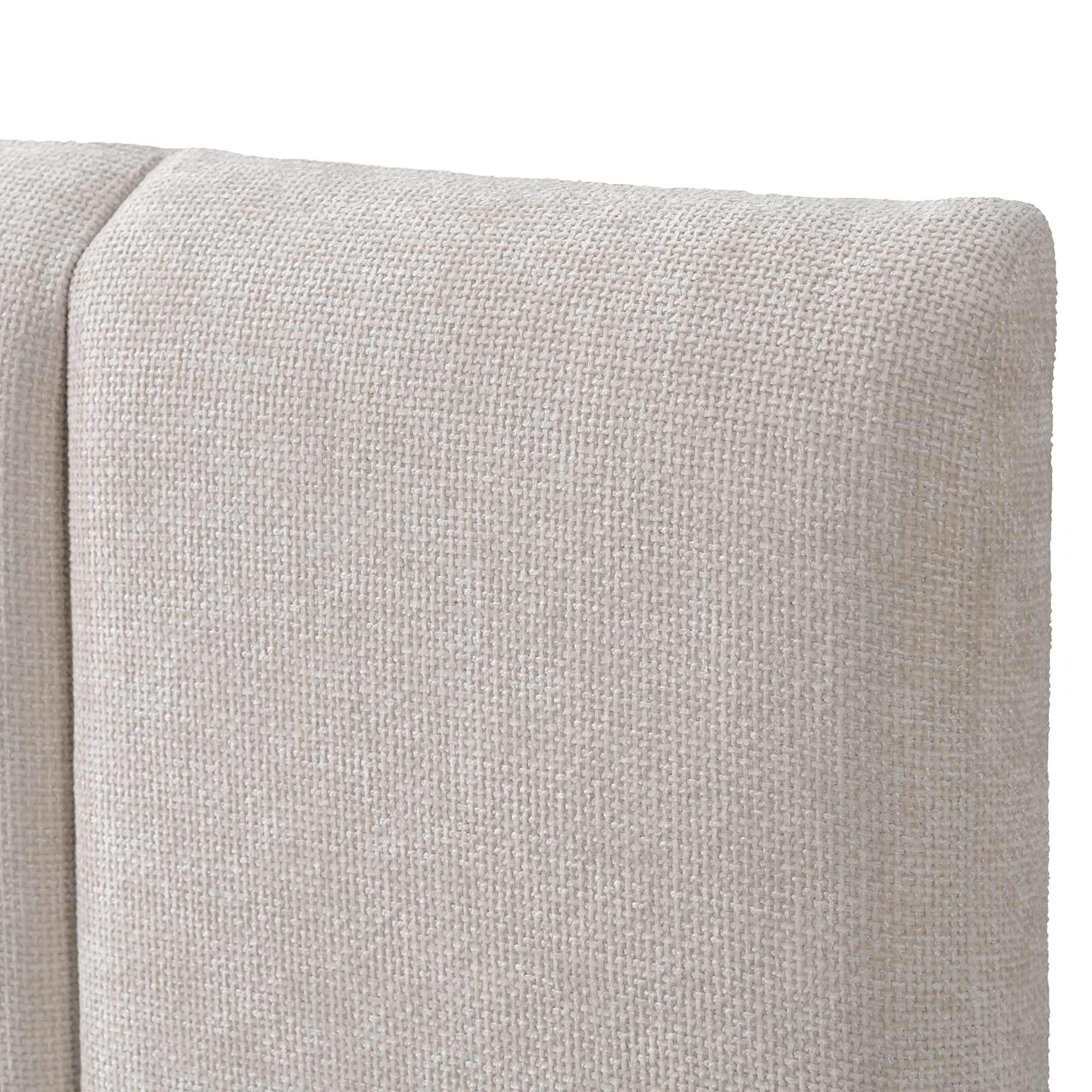 Detail image of the  Harlow Bed Frame, Gas Lift Base, Beige from Forty Winks