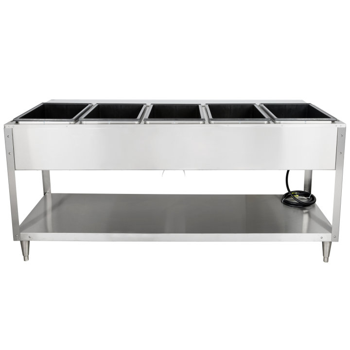 120-volt 3500-watt five-well Servewell® stainless steel hot-food table