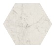 Mythique Marble Altissimo 8×9 Hexagon Field Tile Matte Rectified