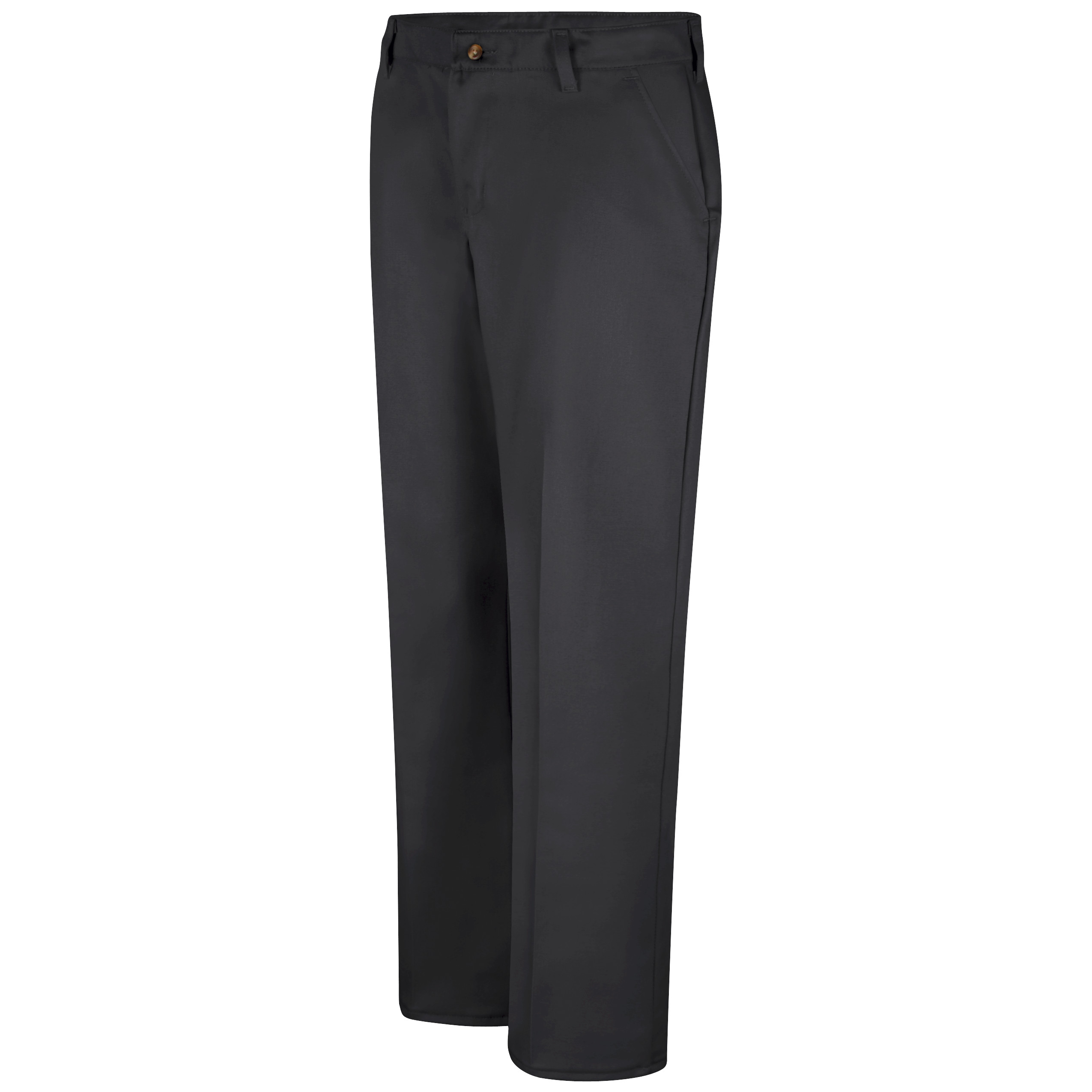 Women‘s Plain Front Cotton Pant-Red Kap