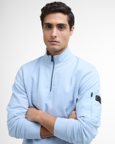 Ewan Half-Zip Sweatshirt Heritage Blue