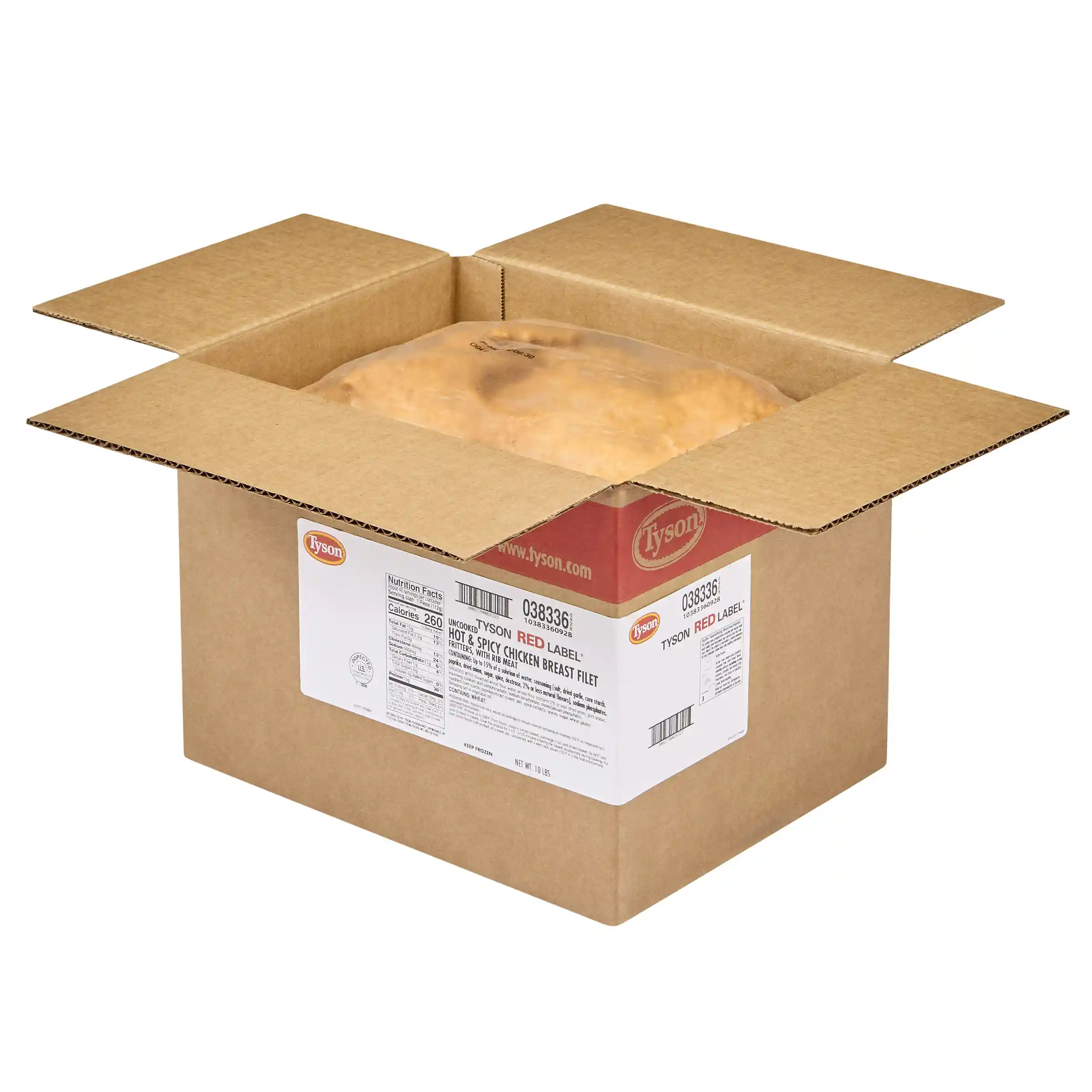 Tyson Red Label® Uncooked Hot & Spicy Chicken Breast Filet Fritters, 4 oz. _image_4