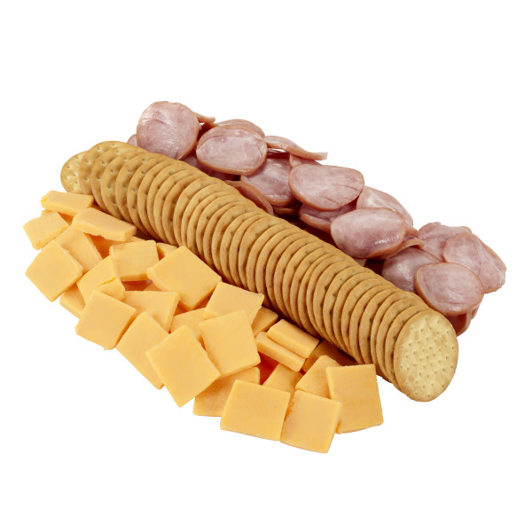 HORMEL GATHERINGS(r) Snack Tray, Ham & Cheese, 6/14OZ. . C1C0 - Front Center Out of Package (Hi Res)