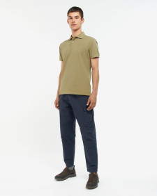 Washed-Out Sports Polo Shirt 