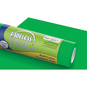 Papel artístico para tablón de anuncios, verde manzana, 48" x 50', 1 rollo