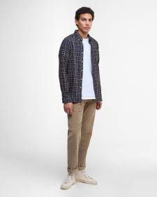 Stretch Cord Tailored Trousers Washed Stone