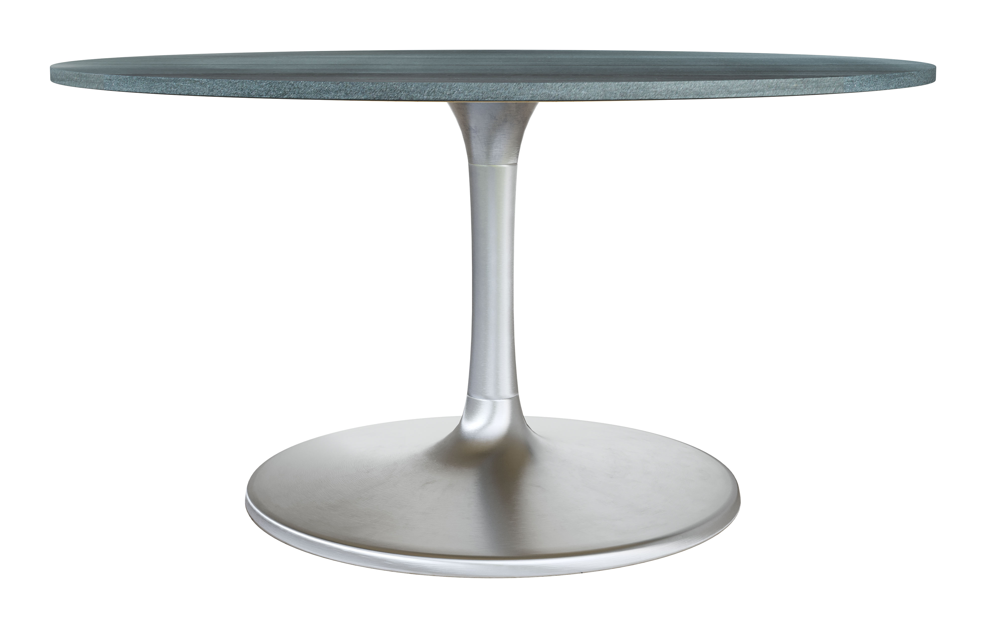 Metropolis Dining Table (60") Gray & Silver product image