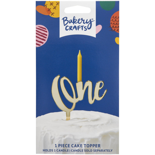One Plastic Candle Holder